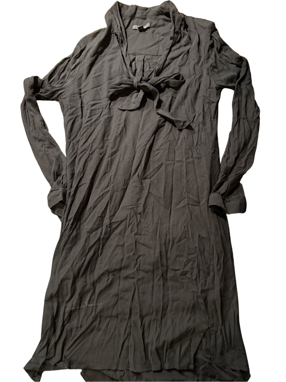 Ella Moss Y2K designer black long-sleeved dress